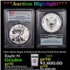Proof ***Auction Highlight*** PCGS 2019-s Silver Eagle $1 Enhanced Reverse Proof Silver Eagle Dollar