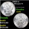 Image 1 : 1902-o Morgan Dollar $1 Grades GEM Unc