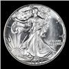 Image 2 : 1947-p Walking Liberty Half Dollar 50c Grades GEM+ Unc