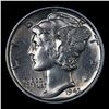 Image 2 : 1943-p Mercury Dime 10c Grades GEM++ Unc