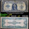1923 $1 large size Blue Seal Silver Certificate, Fr-237 Signatures of Speelman & White Grades vg, ve