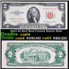 1953 $2 Red Seal United States Note Grades Choice CU