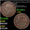 Image 1 : 1837 Millions For Defence Hard Times Token HT-48 1c Grades vf++