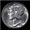 Image 2 : 1943-p Mercury Dime 10c Grades GEM++ Unc