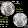 Image 1 : 1883-p Morgan Dollar $1 Grades Select Unc+ PL