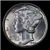 Image 2 : 1944-p Mercury Dime 10c Grades GEM++ Unc