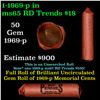 Image 1 : Shotgun Lincoln 1c roll, 1969-p 50 pcs Steel Strong Wrapper.