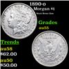 1890-o Morgan Dollar $1 Grades Choice AU