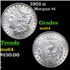 1901-o Morgan Dollar $1 Grades Choice Unc