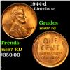 1944-d Lincoln Cent 1c Grades GEM++ Unc RD