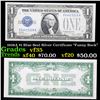 1928A $1 Blue Seal Silver Certificate "Funny Back" Grades vf++