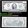 Image 1 : 1976 $2 Federal Reserve Note 1st Day of Issue, with Stamp (Philadelphia, PA) Grades Gem CU
