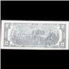 Image 3 : 1976 $2 Federal Reserve Note 1st Day of Issue, with Stamp (Philadelphia, PA) Grades Gem CU