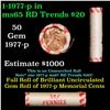 Image 1 : Shotgun Lincoln 1c roll, 1977-p 50 pcs Brandt Wrapper.