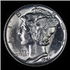 Image 2 : 1941-p Mercury Dime 10c Grades GEM++ FSB