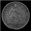 Image 2 : 1858-p Seated Liberty Half Dime 1/2 10c Grades vf+