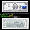 Image 1 : 1976 $2 Federal Reserve Note 1st Day of Issue, with Stamp (New York, NY) Grades Gem CU