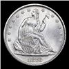 Image 2 : ***Auction Highlight*** 1876-p Seated Half Dollar 50c Graded ms64+ BY SEGS (fc)