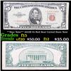Image 1 : **Star Note** 1953B $5 Red Seal United State Note Grades f+