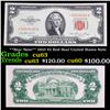 Image 1 : **Star Note** 1953 $2 Red Seal United States Note Grades Select CU