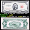Image 1 : 1953C $2 Red Seal United States Note Grades Select CU
