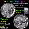 ***Auction Highlight*** 1938-d Buffalo Nickel Near TOP POP! 5c Graded ms67+ BY SEGS (fc)