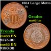 Image 1 : 1864 Large Motto Two Cent Piece 2c Grades Select Unc BN
