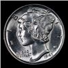 Image 2 : 1943-p Mercury Dime 10c Grades GEM+ Unc