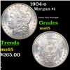 Image 1 : 1904-o Morgan Dollar $1 Grades GEM Unc