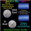 ***Auction Highlight*** Chemical Bank Shotgun 1902 & 'd' Ends Mixed Morgan/Peace Silver dollar roll,