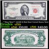 **Star Note** 1953B $2 Red Seal United States Note Grades vf++