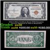 1935A $1 Silver Certificate Hawaii WWII Emergency Currency, Signatures of Julian & Morgenthau Grades