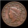 Image 2 : 1831 Large Letters Coronet Head Large Cent 1c Grades f+