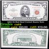 1963 $5 Red Seal United States Note Grades Choice CU