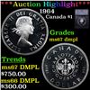 ***Auction Highlight*** 1964 Canada Dollar $1 Graded ms67 dmpl By SEGS (fc)