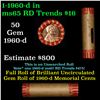 Shotgun Lincoln 1c roll, 1960-d 50 pcs Brandt Wrapper.