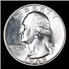 Image 2 : 1943-p Washington Quarter 25c Grades Select Unc