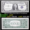 1957A $1 Blue Seal Silver Certificate Grades Choice CU