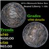 Image 1 : 1872-s Seated Liberty Half Dime Mintmark Below Bow 1/2 10c Grades VF Details