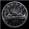 Image 3 : 1965 Small Beads, Pointed 5 Canada Dollar $1 Grades GEM++ DMPL