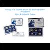 Image 1 : Group of 2 2004-2005 United States Quarters Proof Set - 10 pc set - Low Mintage