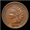 Image 2 : 1881 Indian Cent 1c Grades xf