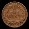 Image 3 : 1881 Indian Cent 1c Grades xf