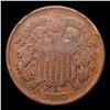 Image 2 : 1868 Two Cent Piece 2c Grades vf, very fine