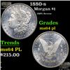 Image 1 : 1880-s Morgan Dollar $1 Grades Choice Unc PL