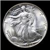 Image 2 : 1946-p Walking Liberty Half Dollar 50c Grades GEM+ Unc