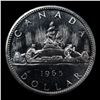 Image 3 : 1965 Small Beads, Pointed 5 Canada Dollar $1 Grades GEM++ DMPL