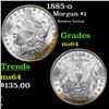 Image 1 : 1885-o Morgan Dollar $1 Grades Choice Unc