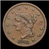 Image 2 : 1842 Large date Braided Hair Large Cent 1c Grades vf++