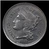 Image 2 : 1867 Three Cent Copper Nickel 3cn Grades Select Unc